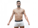 PACK 3 Boxers Push Up Branco-Cinza-Sangria