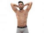 PACK 3 Boxers Push Up Branco-Cinza-Preto