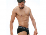 Cueca Preta para Homem em Algodão Elástico