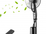 Ventoinha de Pé C/ Nebulizador e Comando 75W (Disponível Sob Encomenda)