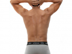 Boxer Cinzento para Homem em Algodão Elástico