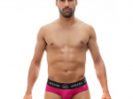 Cueca Rosa Sangria para Homem em Algodão Elástico