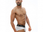 Cueca Branca para Homem em Algodão Elástico