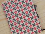 Caderno Tecido Flores