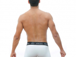 Boxer Branco para Homem em Algodão Elástico