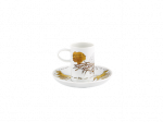 CONJUNTO 2 CHÁVENAS CAFÉ COM PIRES DA VINCI 500 ANOS