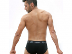 Cueca Preta para Homem em Algodão Elástico