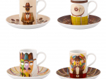 CONJUNTO 4 CHÁVENAS CAFÉ COM PIRES PESSOA GONÇALO VIANA