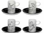 CONJUNTO 4 CHÁVENAS CAFÉ COM PIRES FADO