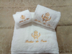 Conjunto de toalhas BODAS OURO