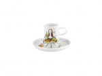 CONJUNTO 2 CHÁVENAS CAFÉ COM PIRES DA VINCI 500 ANOS
