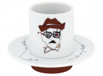 CONJUNTO 4 CHÁVENAS CAFÉ COM PIRES HETERÓNIMOS