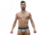 PACK 3 Cuecas Push Up Preto-Sangria-Cinza