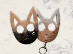 Porta-Chaves de Autodefesa Gatinho (Grande)