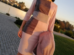 Vestido Tricolor
