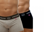 PACK 2 Boxers Push Up Cinza-Preto