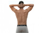 PACK 3 Boxers Push Up Sangria-Cinza-Preto
