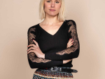 Camisola Mangas Renda
