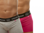 PACK 2 Boxers Push Up Cinza-Sangria