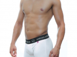 Boxer Branco para Homem em Algodão Elástico