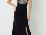 Vestido Sereia Comprido - Preto