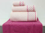 Conjunto de toalhas 3 peças S. Tomé